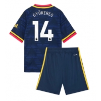 Arsenal Viktor Gyokeres #14 Bortatröja Barn 2026-27 Kortärmad (+ Korta byxor)